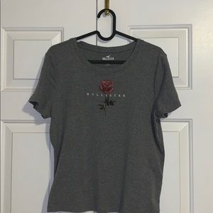 Hollister Cotton Grey Shirt